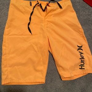 Hurley Mens Orange Bathing Suit